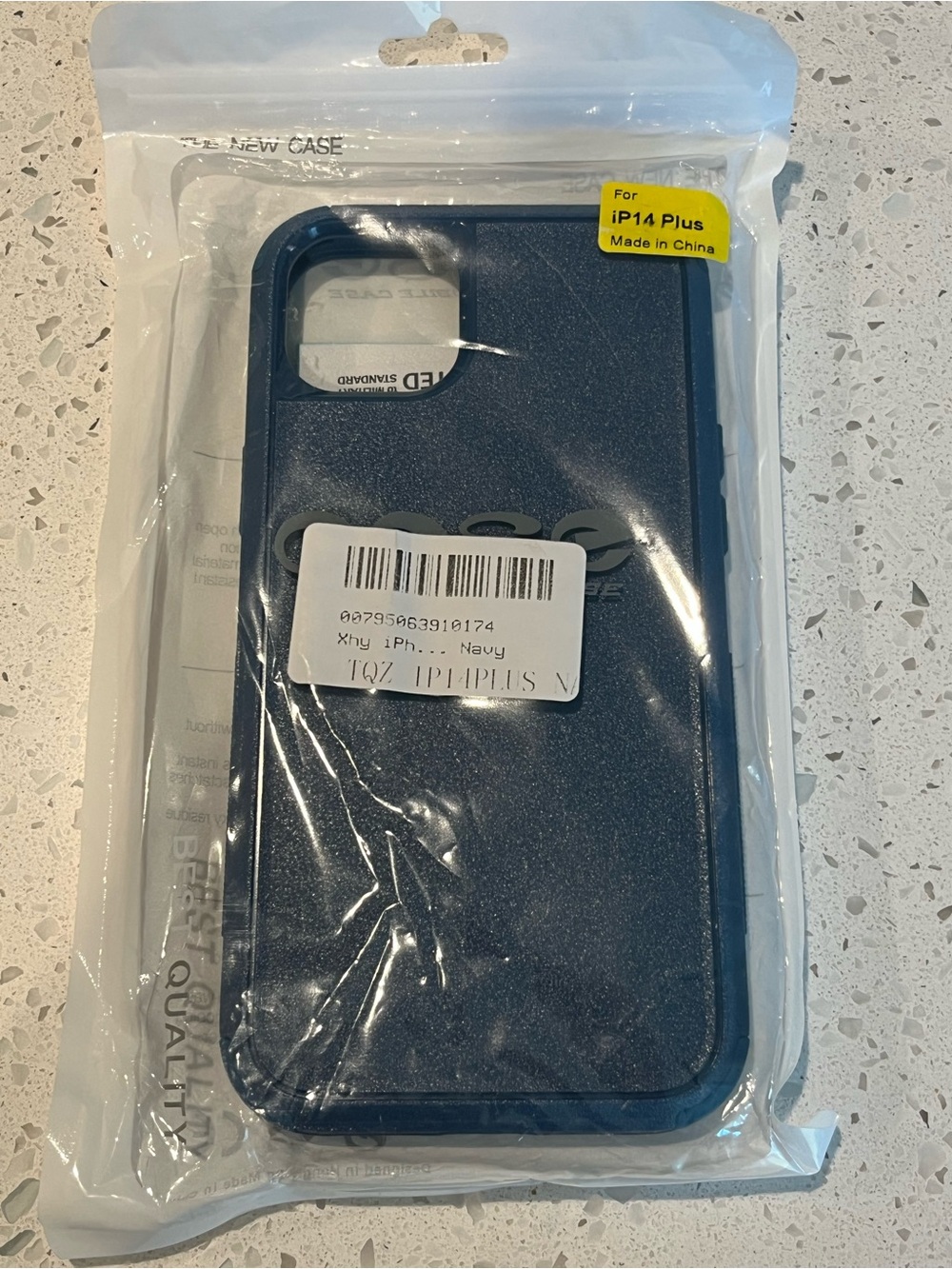 iPhone 14 Plus phone case hard dark blue